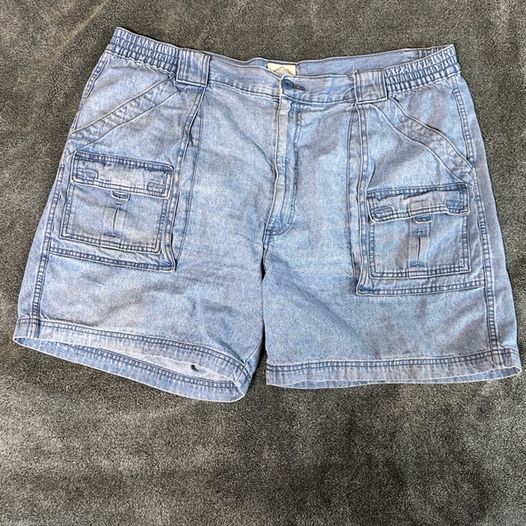 St. John's Bay Other - St. John's Bay Light Blue Denim Shorts with Button Detail